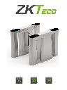 ZKTECO FBL6000PRO - Barrera Peatonal Tipo Flap Bidirecc. / 2 Chasis Acero SUS304 / Aletas de Acrílico / Infrarrojos / Carril 60 cm / 110V / 30 Personas x Min / 5 millones de Ciclos / Exterior Protegido / No cuenta con Lectores y Panel #ZKd