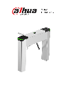 DAHUA DHI-ASGG520T-Es un torniquete peatonal fabricado en acero inoxidable. Ofrece ajuste de tiempo de desbloqueo, indicadores de luz y sonido ajustables, y funciones de emergencia. Incluye lector de entrada/salida y controlador, garantizando seguridad.