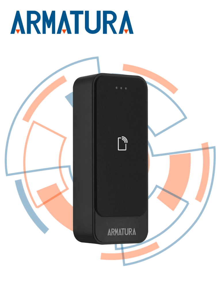 ARMATURA EP10C DF - Lectora multi-tecnología / Lee tarjetas de proximidad tipo EM 125 Khz y 13.56 Mhz / Antivandálica IK10 / IP68 / Compatible con Credenciales Virtuales ARMATURA / Bluetooth / NFC / OSDP / Wiegand / UL94-V0  #PRE