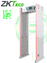 ZKTECO D4330 - Arco Detector de Metales con 33 zonas de detección, 300 niveles de sensibilidad, pantalla HD 7", indicadores LED en ambas vistas, control remoto y batería de respaldo incluida.