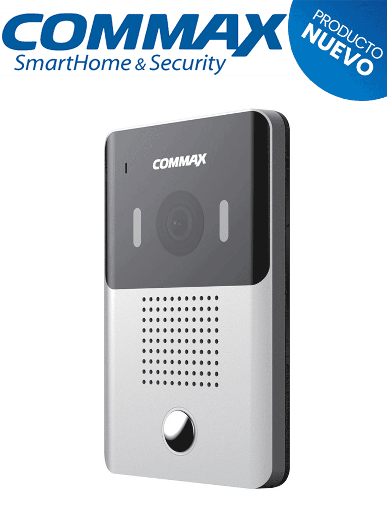 COMMAX DRC4Y - Frente de calle compatible con monitores Commax por conexión a 4 hilos, alimentación desde monitor, cuenta con funcion de apertura de puerta, Luz LED, soporta cubierta cmx2260001  #commag10