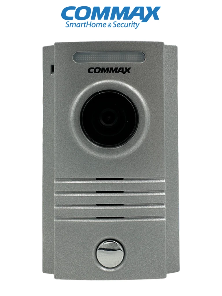 COMMAX DRC40K - Frente de Calle de Aluminio para Interior/Exterior, Compatible con Monitores de 4 Hilos (hasta 2 Monitores) con Ajuste Vertical de Cámara #CA3 #CMX1