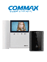 COMMAX CDV43K2DRC4LN - Kit de videoportero Commax a color con monitor de 4.3 pulgadas y auricular, frente de calle, comunicación con audio y video, función de apertura de puerta no requiere configuración  #C1 #NOV