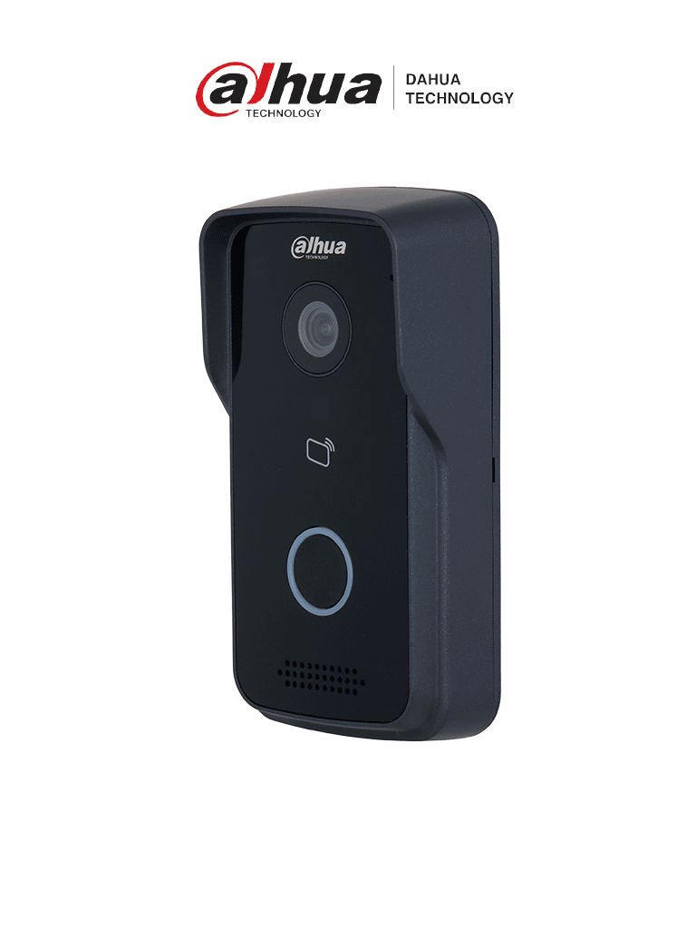 DAHUA DHI-VTO2111D-P-S3 - Frente de Calle de Videoportero IP/ Alámbrico/   Angulo Visión 107 Grados con WDR / Soporta Apertura de Puerta por APP, Tarjeta y desde Monitor/ Uso Exterior IP65/ PoE/ Soporta Hasta 10 Monitores/ #LoNuevo #Anivdahua3