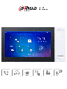 DAHUA VTH2421FW-P - Monitor IP de 7" Serie Pro con pantalla táctil, 8GB de memoria, PoE estándar, ranura MicroSD, admite 9 monitores adicionales, llamada grupal, videos, mensajes y 6 entradas/salidas de alarma.