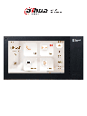 DAHUA VTH2421FB-P - Monitor IP táctil de 7" Serie Pro, con 8GB de memoria embebida, PoE estándar, ranura MicroSD, soporta llamada grupal, videos, mensajes, 6 entradas/salidas de alarma, y hasta 9 monitores adicionales. #Anivdahua3