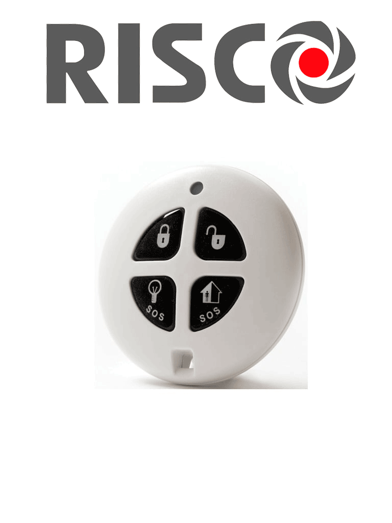 RISCO EL2714- Control Remoto Inalámbrico Compatible con Secuplace 4 botones Tipo Llavero Armar y Desarmar #OfertasAAA
