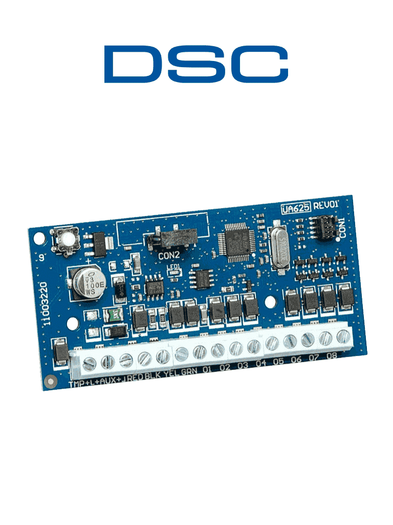 DSC HSM2208 - Módulo Expansor de 8 Salidas Programables de baja corriente compatible con panel NEO, PRO #Qolsys