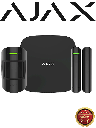 AJAX KIT STARTER B - Panel de  alarma Hub2Plus conexión Ethernet / WiFi / LTE, APP “AJAX PRO” iOS y Android , 1 sensor de movimiento y 1 detector de puerta o ventana con entrada auxiliar en color Negro