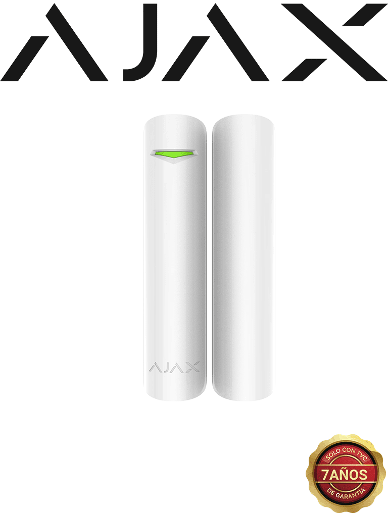 AJAX  DoorProtectW - Detector magnético de apertura inalámbrico. Color Blanco (26762.03.WH3) #VIVESEGURO