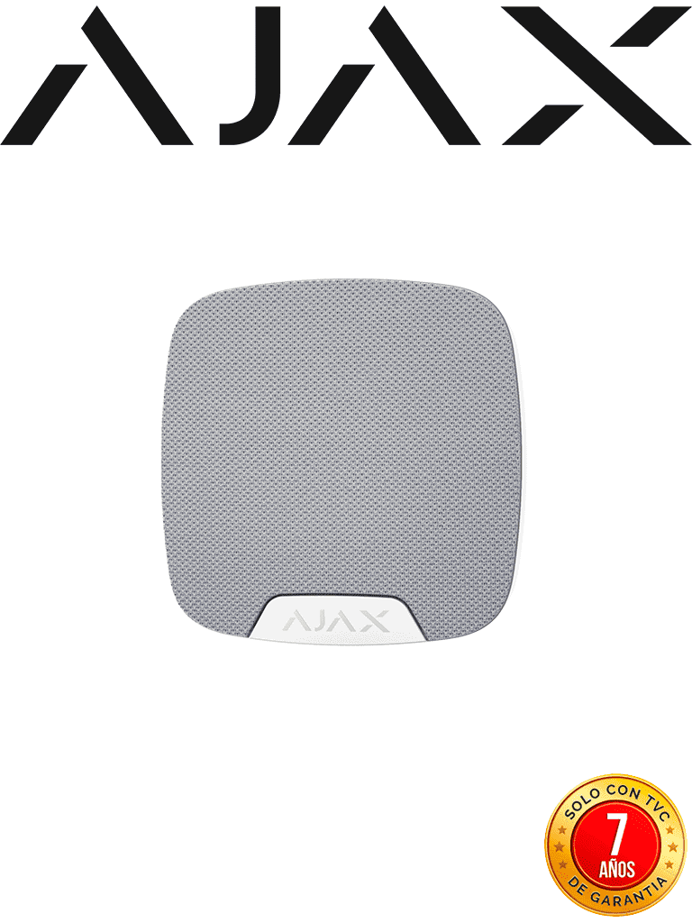 AJAX HomeSirenW - Sirena interior inalámbrica. Color Blanco (28275.11.WH3) #VIVESEGURO