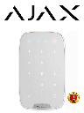 AJAX KeypadW - Teclado táctil inalámbrico con soporte de pared. Color Blanco