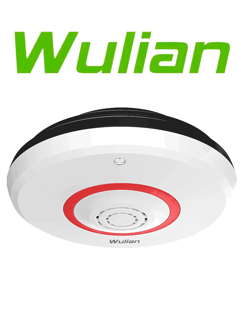 WULIAN ZIREN - Sirena con Estrobo para interiores con conexión a Brain por protocolo  Zigbee /Envío de Alertas de Intrusión a Smartphone  por medio de App Dora Home/ Conexión a 110VCA/ 85 dB