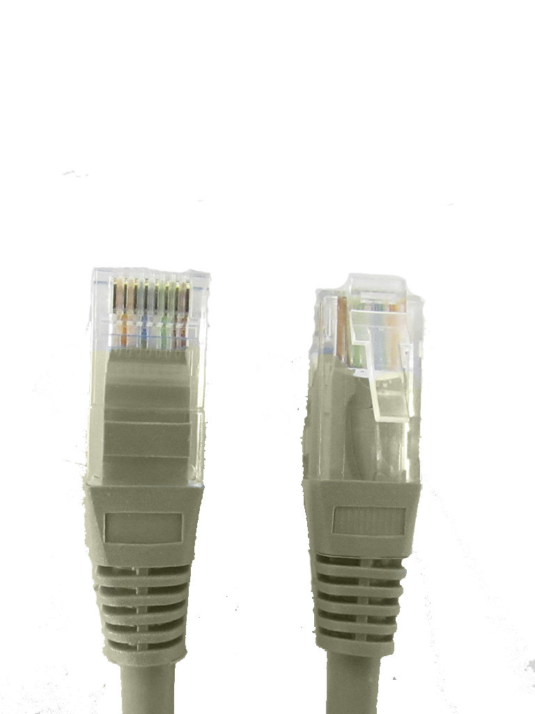 SAXXON P5E3UG - Cable patch cord UTP 3 metros / CAT 5E / Color gris
