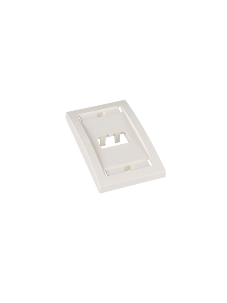 PANDUIT CFPE2IWY Placa de pared Vertical  / 2 Puerto /Mini-com / Blanco hueso / Con espacio para etiquetas  #PANDUITPEV