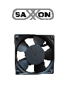 SAXXON SXGF001- Extractor para gabinete / Compatible con gabinetes Saxxon / Color negro /  Medidas 12 x 12 x 2.5 cm