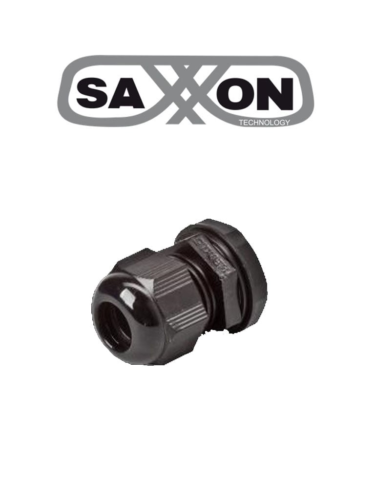 SAXXON ACGBK - Glandula para protección de patchord de F.O. /Para protección de Cables de red y energía en gabinetes y barreras / Cableado en gabinetes  / Color negro #buenfinsaxxon