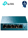 TP-LINK LS105G - Switch de escritorio Gigabit de 5 puertos 10/100/1000Mbps y carcasa metálica.