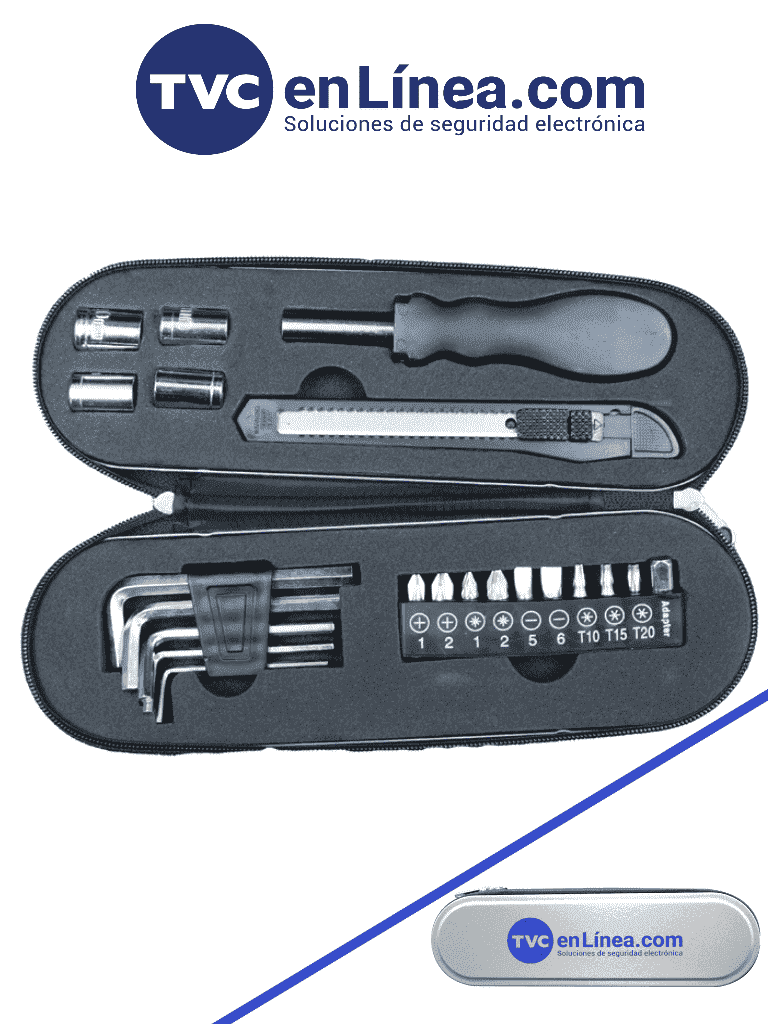 TVC MATPRO014 - SET de Herramientas/ con Logotipo TVC/ Promocional #Vota