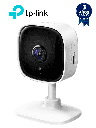 TP-LINK TAPO C110 - Cámara IP WiFi tipo Bullet para Interior con resolución de 3 MP, visión nocturna, notificaciones push, ranura Micro SD y WiFi 2.4 GHz.