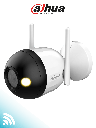 DAHUA F2C-LED - Cámara IP Bullet Wifi de 2 Megapíxeles/ Full Color/ Microfono Integrado/ 30 Mts de Luz Visible/ Ranura para MicroSD/ IA con Detección de Humanos/ IP67/ #LoNuevo #WifiDahua #BuenFinDahuaW